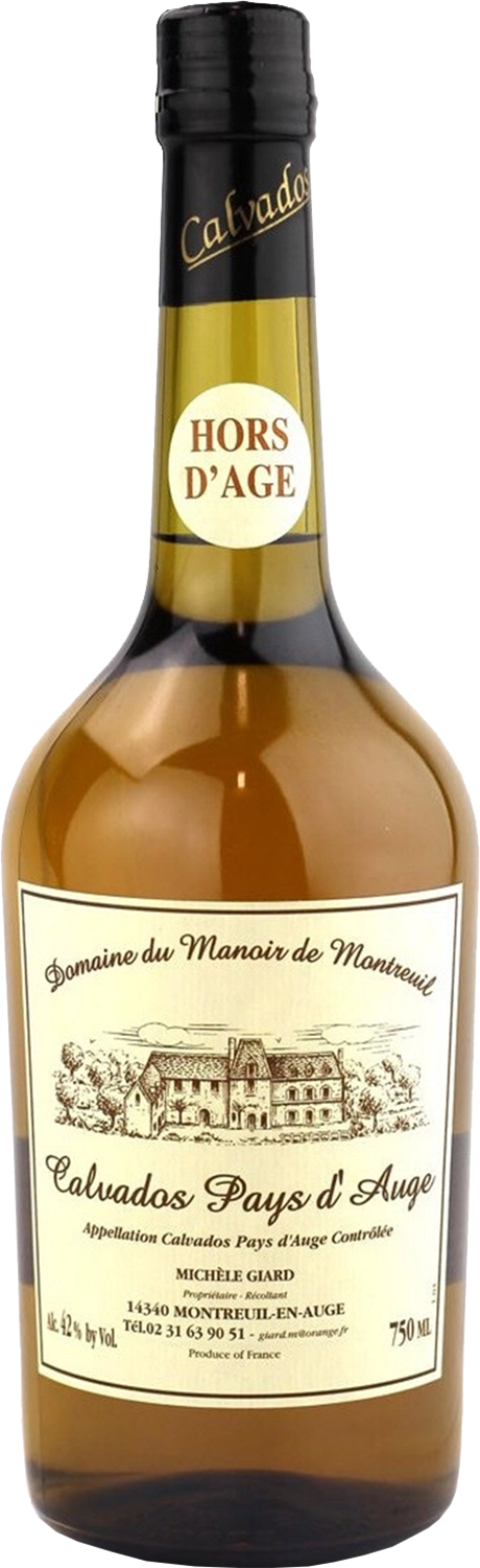 Домен дю Мануар де Монтрей Ор д'Аж Кальвадос Пэй д'Ож AOC 0.7 л