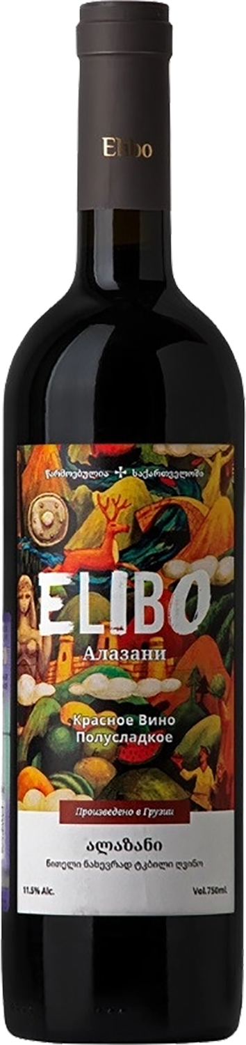 Элибо Алазани Красное 0.75 л