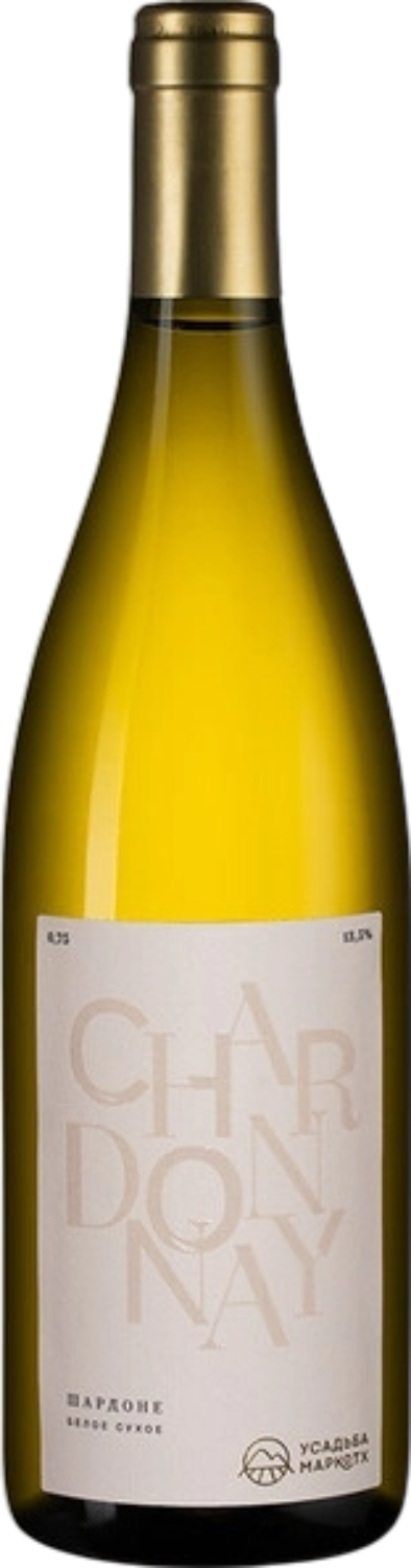 Шардоне Кубань. Геленджик ЗГУ Усадьба Маркотх 2022 0.75 л