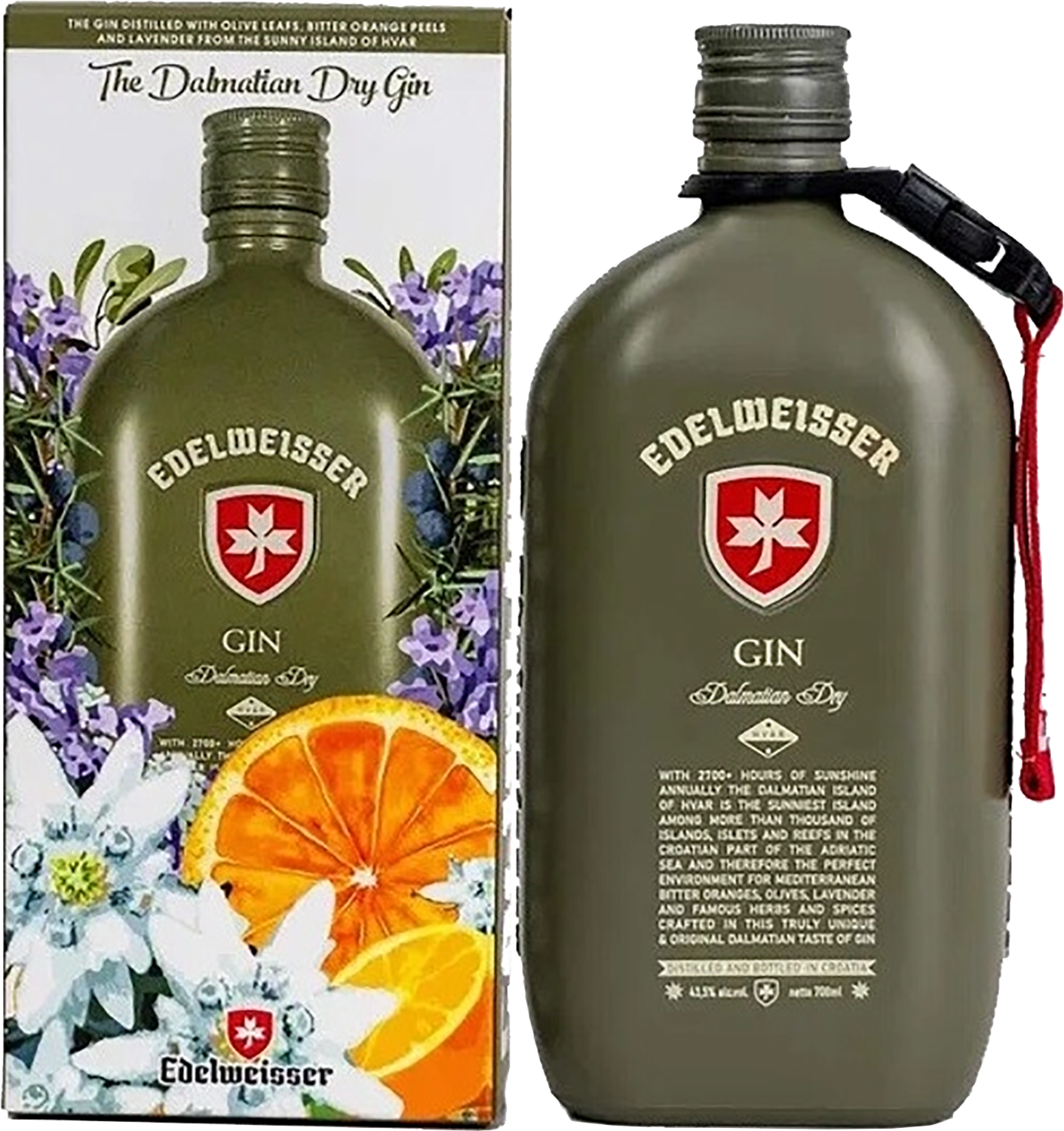 Эдельвейзер Далматиан Драй в подарочной упаковке 0.7 л