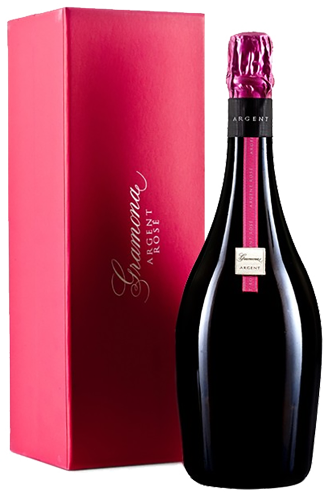 Грамона Аргент Розе Брют Натюр в подарочной упаковке 0.75 л