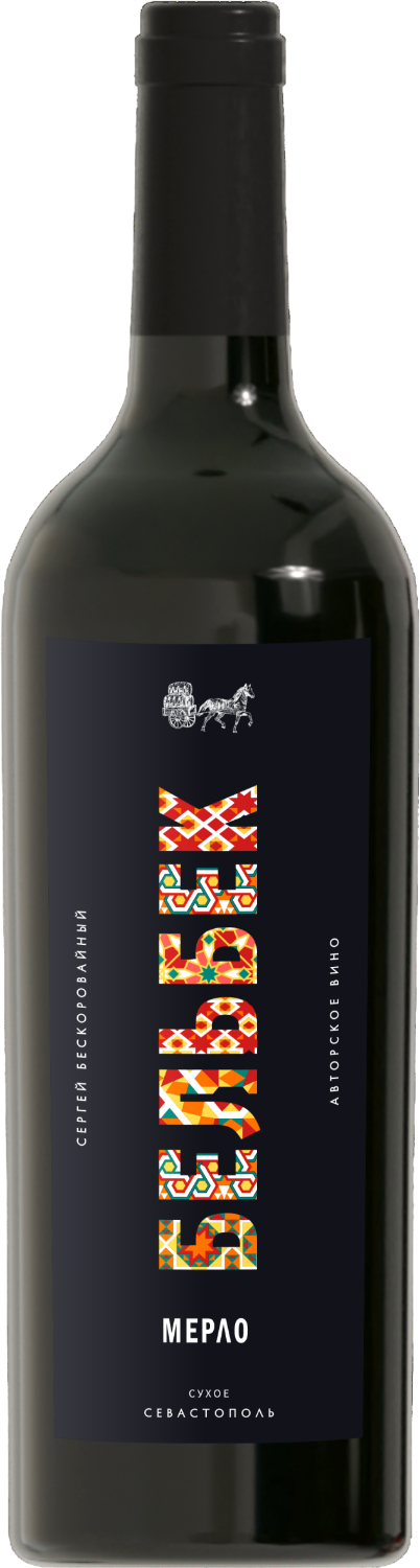 Бельбек Мерло Крым ЗГУ 2021 0.75 л