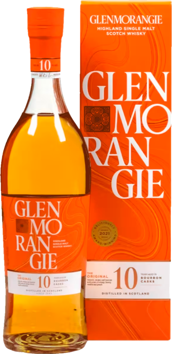 Гленморанджи Ориджинал 10 лет Солодовый Виски в подарочной упаковке 0.75 л