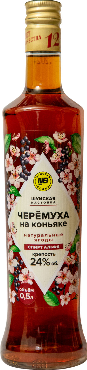 Шуйская Черемуха на коньяке 0.5&nbsp;л