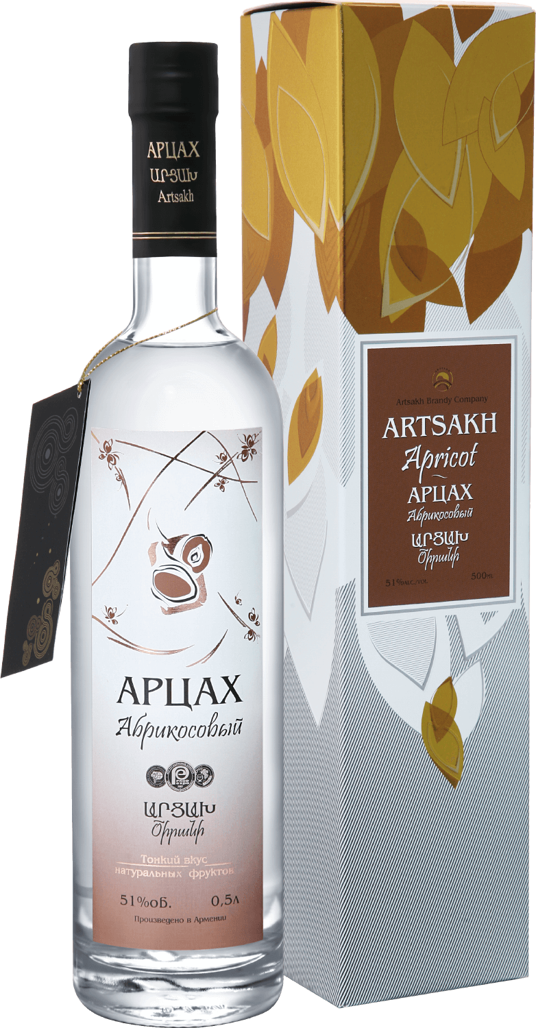 Арцах Абрикосовый в подарочной упаковке 0.5&nbsp;л