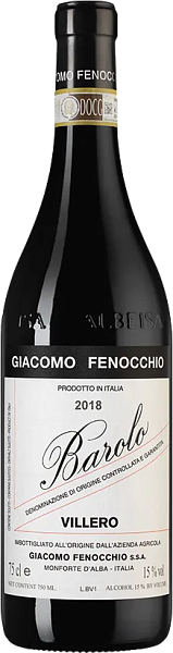 Barolo DOCG Villero Giacomo Fenocchio, 0.75 л в Красноярске