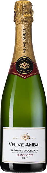 Grande Cuvee Blanc Cremant de Bourgogne AOC Brut Veuve Ambal, 0.75 л в Красноярске