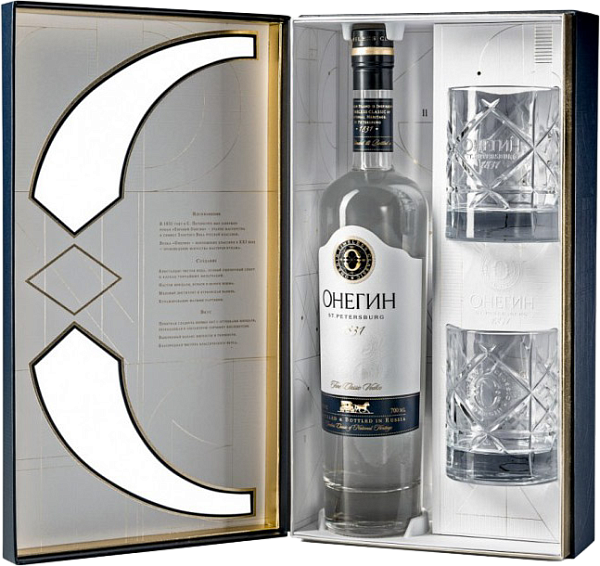 Onegin (gift box with 2 glasses), 0.7 л в Красноярске