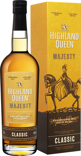 Highland Queen Majesty Classic Single Malt Scotch Whisky (gift box), 0.7 л в Красноярске