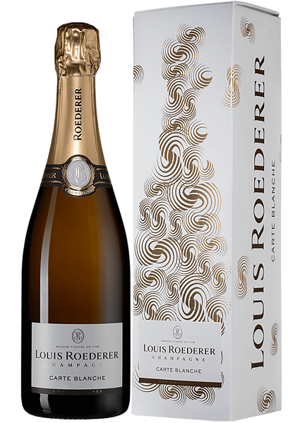 Carte Blanche Champagne AOC Louis Roederer (gift box), 0.75л