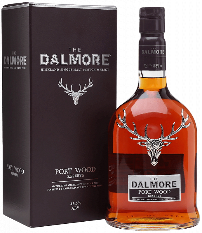 Далмор Порт Вуд Резерв Хайлэнд односолодовый шотландский виски в подарочной упаковке 0.7 л