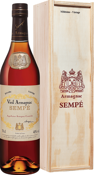 Sempe Vieil Vintage 1963 Armagnac AOC (gift box), 0.7л