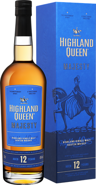 Highland Queen Majesty Single Malt Scotch Whisky 12 y.o. (gift box), 0.7 л в Красноярске