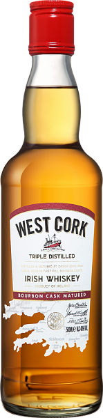 West Cork Bourbon Cask Blended Irish Whiskey, 0.5 л в Красноярске