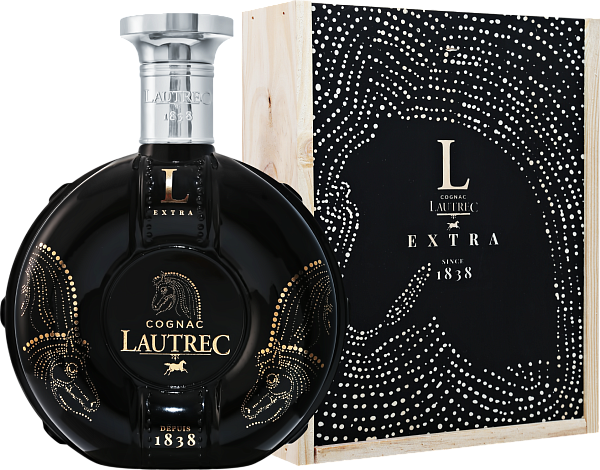Lautrec Cognac EXTRA Grande Champagne Premier Cru (gift box), 0.7 л в Красноярске