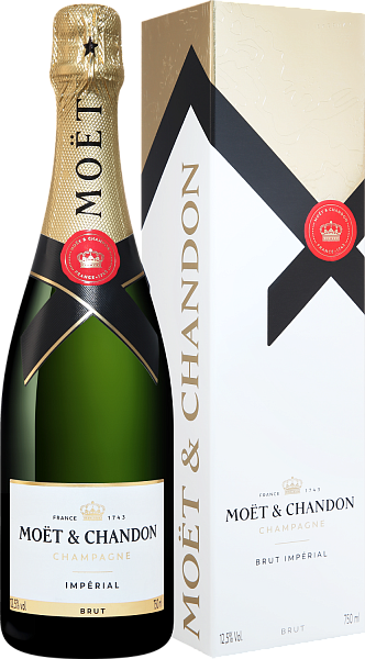 Moet & Chandon Imperial Brut Champagne AOC (gift box), 0.75 л в Красноярске