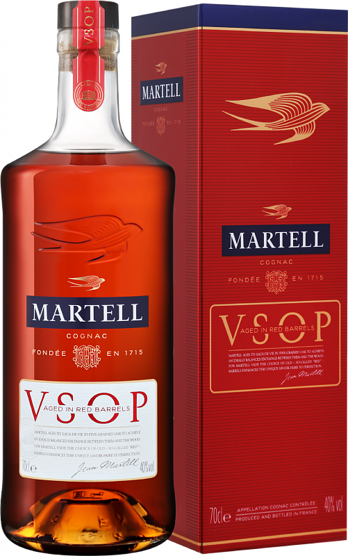 Мартель VSOP в подарочной упаковке 0.7 л