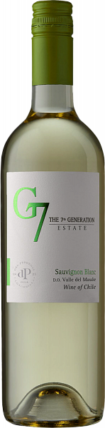 Вино G7 Sauvignon Blanc Maule Valley DO Viña del Pedregal, 0.75 л