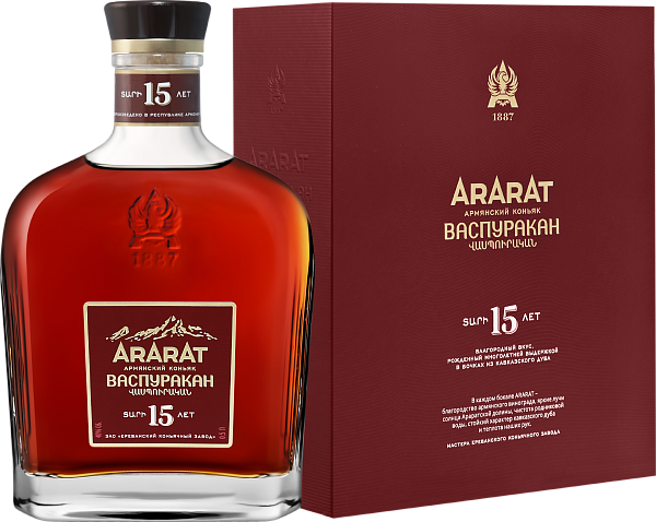Коньяк ARARAT Vaspurakan 15 y.o. (gift box), 0.5 л в Красноярске