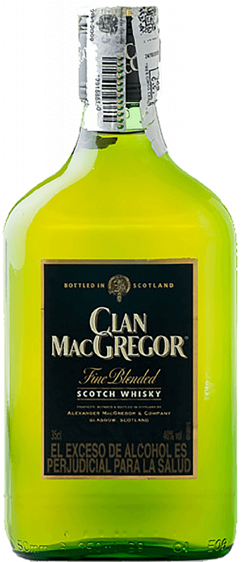 Клан МакГрегор купажированный шотландский виски 0.35 л