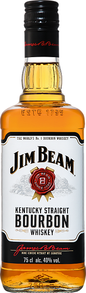 Jim Beam Kentucky Straight Bourbon Whiskey, 0.75 л в Красноярске