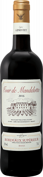 Tour de Mandelotte Bordeaux Superieur AOC Ginestet, 0.75 л в Красноярске