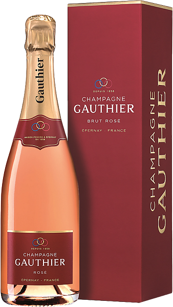 Gauthier Rose Champagne AOC Maison Burtin (gift box), 0.75 л в Красноярске