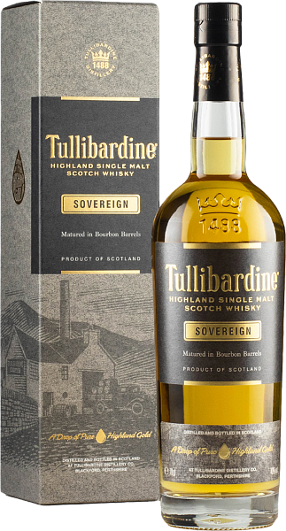 Tullibardine Sovereign Highland Single Malt Scotch Whisky (gift box), 0.7 л в Красноярске