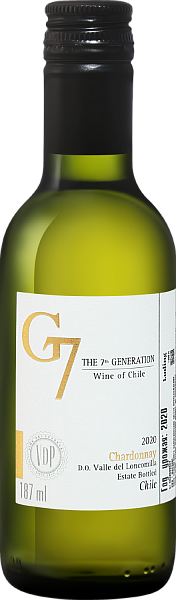 Вино G7 Chardonnay Loncomilla Valley DO Viña del Pedregal, 0.187 л