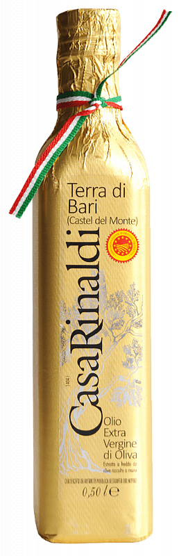 Масло оливковое первого холодного отжима Апулия DOP Каза Ринальди 0.5 л
