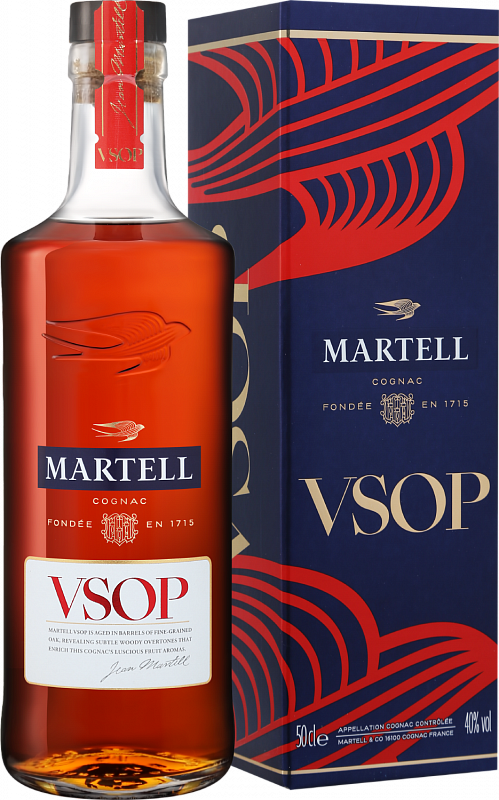 Мартель VSOP в подарочной упаковке 0.5 л