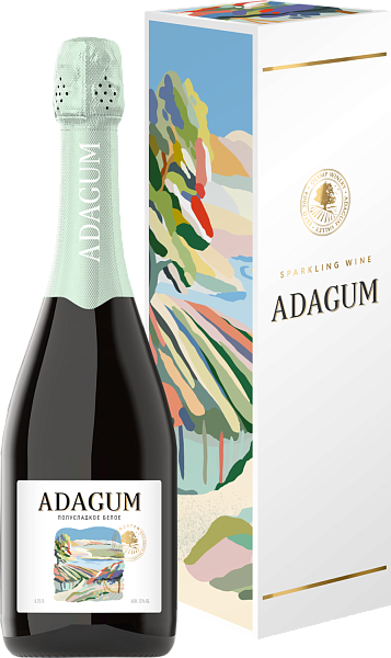 Adagum Semi-Sweet (Подарочная упаковка), 0.75 л в Красноярске