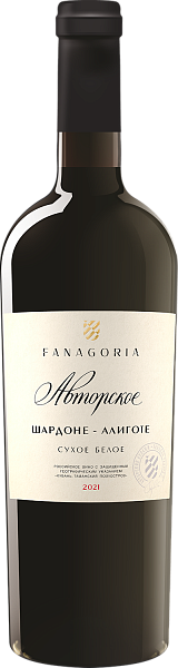 Avtorskoe Chardonnay-Aligote Fanagoria, 0.75 л в Красноярске
