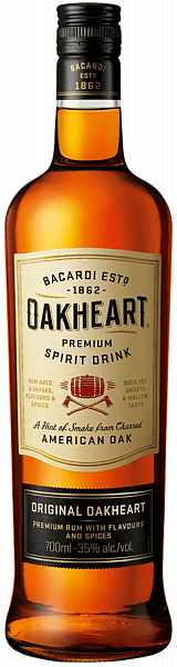 Bacardi Oakheart Spirit Drink, 0.7л