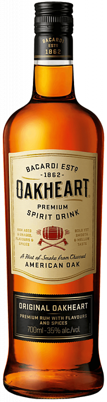 Бакарди Оакхарт спиртной напиток на основе рома 0.7 л