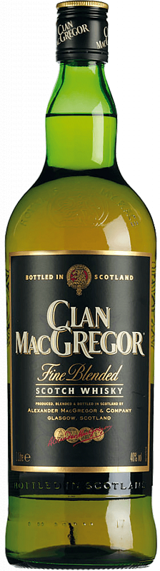 Клан МакГрегор купажированный шотландский виски 1 л