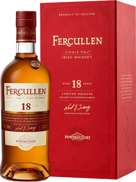 Fercullen Single Malt Irish Whiskey 18 y.o. (gift box), 0.7 л в Красноярске