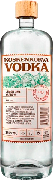 Koskenkorva Lemon Lime Yarrow, 1 л в Красноярске
