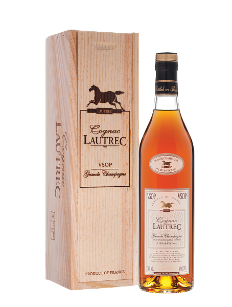 Lautrec Cognac VSOP Grande Champagne Premier Cru (gift box), 0.7 л в Красноярске