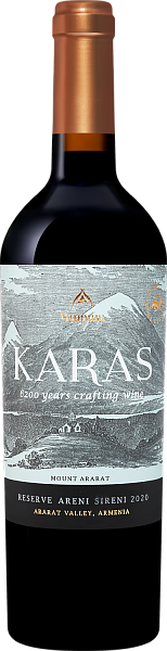 Вино Karas Reserve Areni Sireni Ararat Valley Tierras de Armenia , 0.75 л