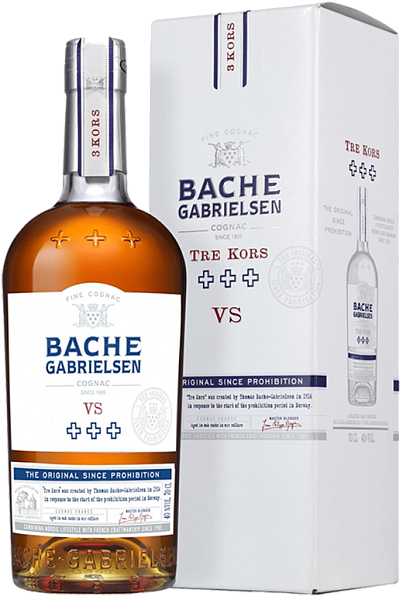 Bache-Gabrielsen Tre Kors Cognac VS (gift box), 0.7 л в Красноярске
