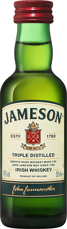 Джемесон Трипл Дистилт купажированный виски 0.05 л